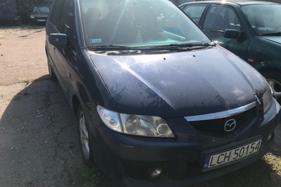 Автомобіль «MAZDA PREMACY», д.н.з. LCH50154, VIN JMZCP19R241347359, об’єм двигуна 1998 см3, 2004 року випуску, синього кольору, тип двигуна – дизель