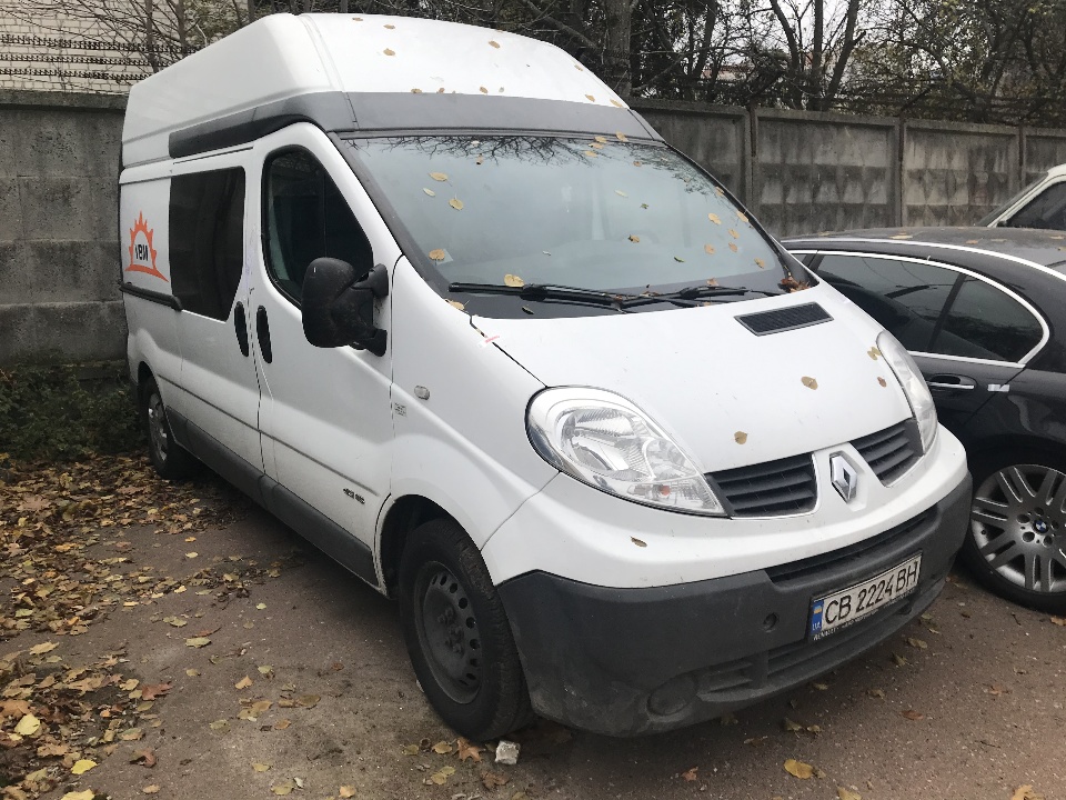 Автомобіль Renault Trafic, 2013 року випуску, білого кольору, Д.Н.З СВ2224ВН, номер кузова VF1FLB1DSDY486090