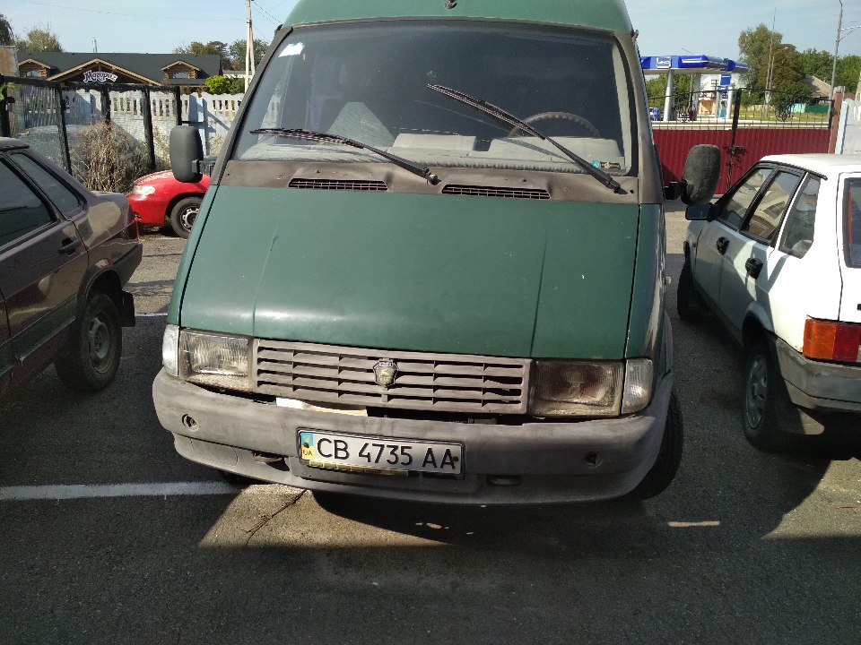 Вантажопасажирський автомобіль ГАЗ 2705, зеленого кольору, реєстраційний номер СВ4735АА, 1999 року випуску, номер кузова 270500Х0028937