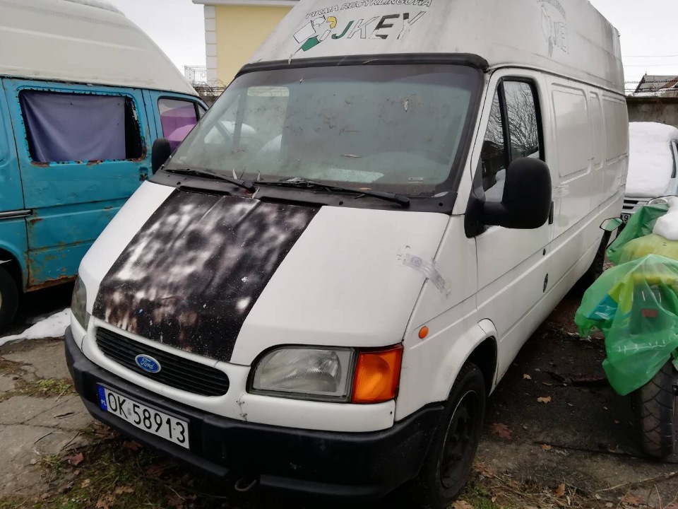 Автомобіль Ford Tranzit, 1996 року випуску, білого кольору, ДНЗ: ОК58913, номер кузова: SFALXXBDVLTK91050
