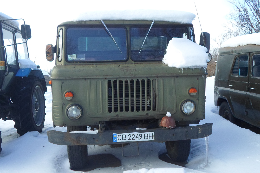 Автомобіль ГАЗ 66, стан не робочий, д.н.з. СВ2249ВН, 1979 року випуску, зеленого кольору