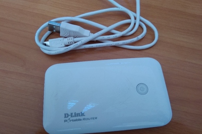 Wi-Fi роутер "D-Link" білого кольору, ІМЕІ: 358072021077331, б/в