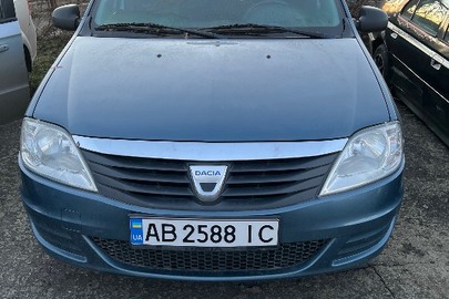 Автомобіль легковий марки DACIA, модель LOGAN, 2009 р.в., номер кузова/VIN UU1LSDAEH40305736, д.н.з AB2588IC, синього кольору
