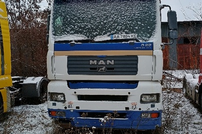 Вантажний автомобіль, МАN TGA 18.430, сідловий тягач -Е, білого кольору, 2006 року випуску, державний реєстраційний номер АА7884ХЕ, кузов номер: : WMAH06ZZX6M442070