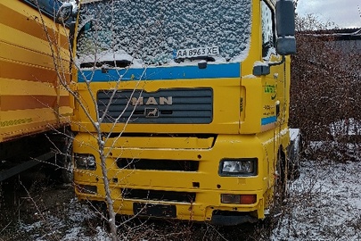 Вантажний автомобіль, МАN TGA 18.440, сідловий тягач-Е, жовтого кольору, 2007 року випуску, державний реєстраційний номер АА8963ХЕ, кузов номер: WMAH06ZZ77M488490