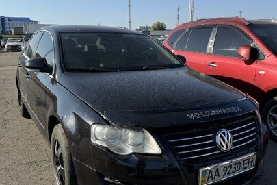 Транспортний засіб: марки VOLKSWAGEN, модель: PASSAT B6, номер об`єкта: WVWZZZ3CZ7Z000989, номер державної реєстрації: АА9230ЕН, 2006 року випуску, тип – загальний легковий седан, колір – чорний