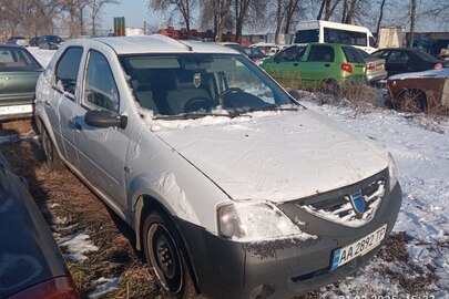 Транспортний засіб: DACIA LOGAN,категорія ТЗ: ЛЕГКОВИЙ, колір – білий, рік виробництва ТЗ: 2006, VIN: UU1LSD4GH36883568, номер кузова: UU1LSD4GH36883568, номерний знак: АА2892ТР