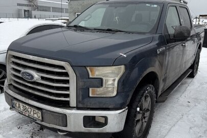 Транспортний засіб: марки FORD, модель: F150, VIN код: 1FTEW1EP5GFB07584, номер державної реєстрації: КА3847РС, 2016 року випуску, тип – вантажний пікап, колір – синій