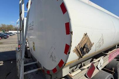 Напівпричіп-паливоцистерна, марка: ALAMEN, модель: 3F, категорія - напівпричіп, рік виробництва ТЗ: 2013, VIN: NP93F111KDH139128, номер шасі: NP93F111KDH139128, номерний знак: AA7806XF, колір ТЗ: сірий