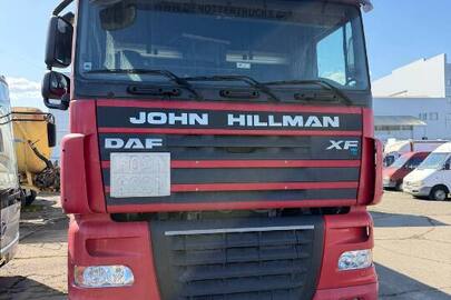 Транспортний засіб вантажний - сідловий тягач, марка ТЗ: DAF, модель ТЗ: FT XF 105.410, категорія ТЗ: вантажний, рік виробництва ТЗ: 2008, VIN: XLRTE47MS0E853934, номер шасі: XLRTE47MS0E853934 , номерний знак: KA7251IB, колір ТЗ: червоний