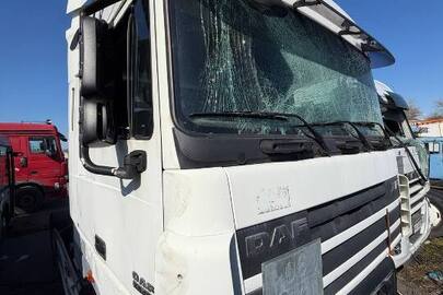 Транспортний засіб вантажний - сідловий тягач, марка ТЗ: DAF, модель ТЗ: FT XF 105.460, категорія ТЗ: вантажний, рік виробництва ТЗ: 2011, VIN: XLRTE47MS0E919979, номер шасі: XLRTE47MS0E919979, номерний знак: KA7254IB, колір ТЗ: білий