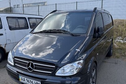 Транспортний засіб вантажний, фургон малотонажний-В, марка ТЗ: MERCEDES-BENZ, модель ТЗ: VITO 115 CDI, категорія ТЗ: вантажний, рік виробництва ТЗ: 2004, VIN: WDF63960313017449, номер шасі: WDF63960313017449, номерний знак: АА9696НМ, колір ТЗ: ЧОРНИЙ
