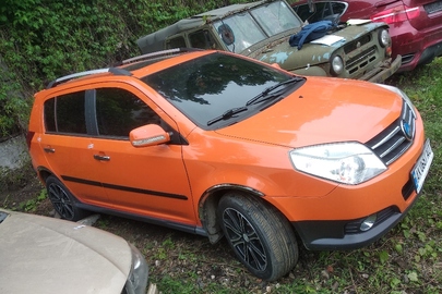 Автомобіль марки GEELY, модель MK CROSS, 2014 року випуску, VIN - LB37422S5EL041104, номерний знак АХ0687АО, колір помаранчевий