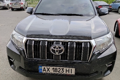 Автомобіль марки TOYOTA, модель LAND CRUISER 150, 2018 року випуску, колір чорний, VIN - JTEBX3FJX05106718, державний реєстраційний номер АХ1823НІ