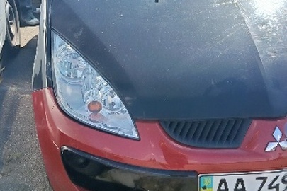Транспортний засіб MITSUBISHI, Модель ТЗ: COLT, 2008 року, реєстраційний номер: АА7493НЕ, чорного кольору, VIN XMCMJZ34A8F035372