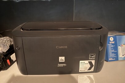 Принтер лазерний марки Canon, модель LBP-6000 А4 (18 ст/хв.600х600 т/д), 2015 року випуску, бувший у використанні