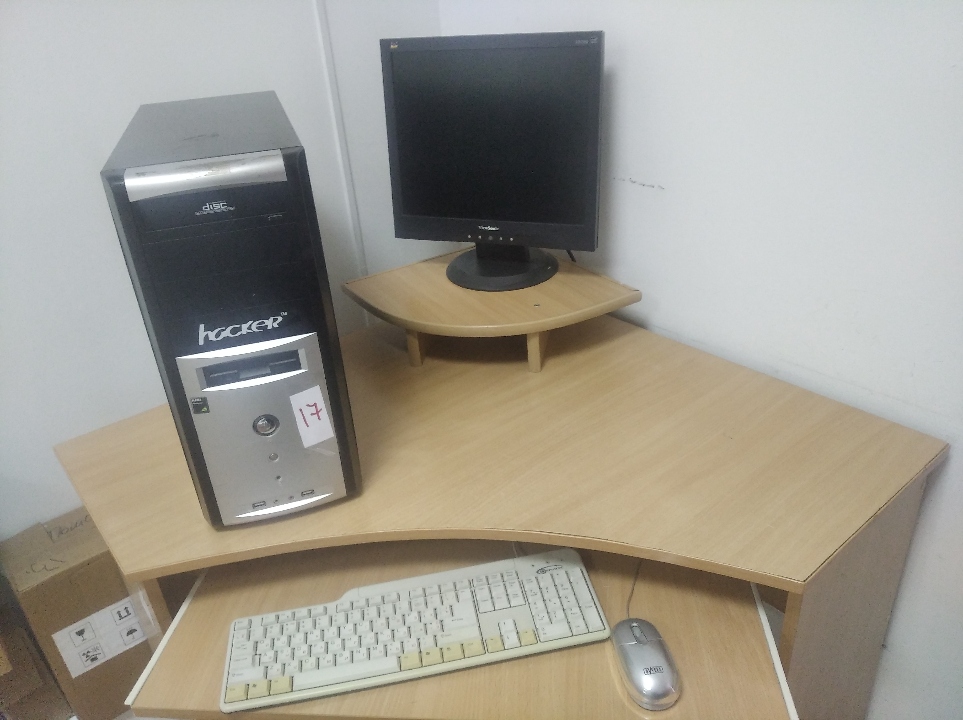 Системний блок HACKER, монітор VIEW SONIC, мишка комп'ютерна, клавіатура