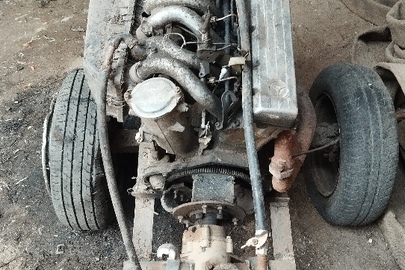 Конфісковане майно за рішенням суду, мотопомпа кустарного виробництва на базі двигуна внутрішнього згорання автомобіля "Мерседес", перебувала у використанні, технічний стан не перевірявся