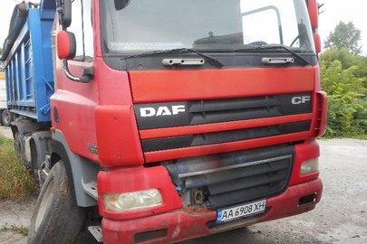 Вантажний автомобіль DAF CF 85.460, 2008 року випуску, реєстраційний номер АА6908ХН, VIN: XLRAD85МC0E758985